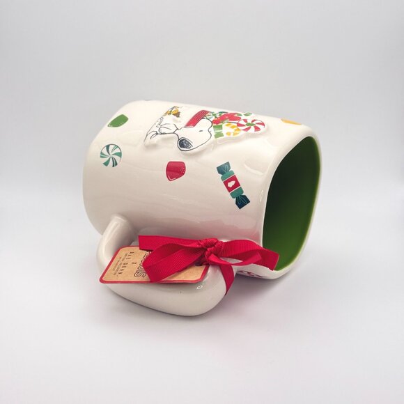 Snoopy and Woodstock Christmas mug by Rae Dunn | the more the merrier Peanuts - Picture 5 of 5